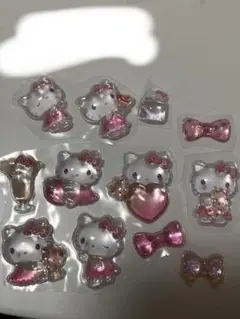 【正規品】ボンボンドロップシール　キティ(ピンク)第二弾 おすそ分け