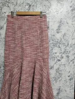 新品【Earth Music&Ecology】コットンツイードマーメイドスカート