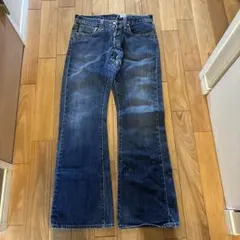 極上品】Levi's 517バレンシア製 ビッグE ボタン裏555 W31濃紺 - メルカリ