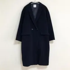 北欧 暮らしの道具店 3WAY 襟のかろやかチェスターコート 濃紺 ネイビー F 着用レビュー】着こなし自由自在！3WAYアレンジ襟の「かろやか