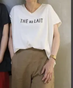 cloth＆cross⭐️フットボールロングＴシャツ(ハグオーワー cloth＆cross⭐️フットボールロングTシャツ チョコレート