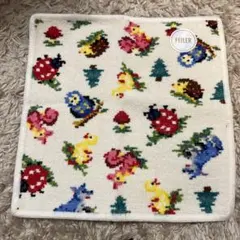 【FEILER】フェイラー♡ハイジフレンズフォレスト アイボリー ハンカチ
