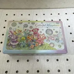 ダッフィー＆フレンズ　20周年　カラフルハピネス　チョコレート缶