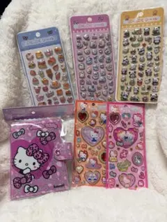 シール帳 シール セット ハローキティ ジュエルシール まとめ売り