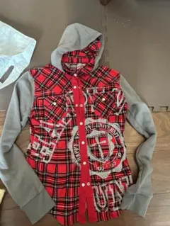 CO&LU ココルル　y2k 平成ギャル　シャツ　ポップギャル　総柄