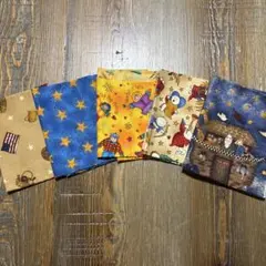 LECIEN入り コットン生地 5枚セット 新品 未使用 パッチワーク キルト