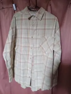 RODEO CROWNSロデオクラウンズ ビッグシルエット中厚コットンシャツ