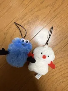 スンスンノンノン指パペット2匹セットぬいぐるみマスコット