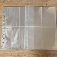 A5リフィル20枚 両面4ポケット 6穴式 トレカ収納 保存 アイドルカード対応