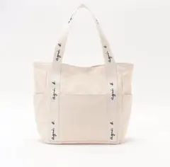 agnes b.　アニエスベー　トートバッグ　アイボリー　Lサイズ