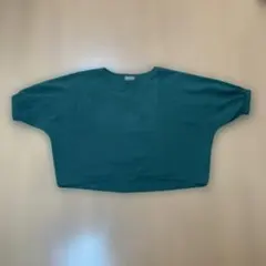 ★【Samansa Mos2】サマンサモスモスカットソーグリーン フリーサイズ★