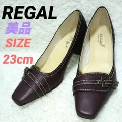 ✨️美品✨️ REGAL　リーガル　パンプス　スクエアトゥ　レディース　23cmのサムネイル