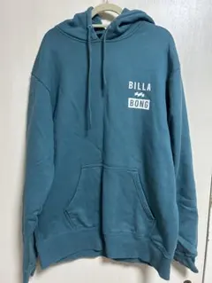 BILLA BONG フード付きパーカー 青色 L