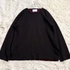 y7331 MIND BLOW 長袖ニット L カットソー ロンT バイカラー