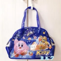 新品　カービィ ワドルディプールバッグ/ボストンバックトートバッグ 男の子 青