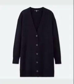 新品タグ付UNIQLO エクストラファインメリノVネックロングカーディガン