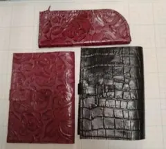 制作お休み中です。様専用お薬手帳ケース、ペンケース
