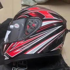 新品 バイク ヘルメット フルフェイスヘルメット レッドブルー XL