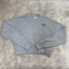 GAP グレー クロップドセーター XS