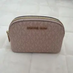 MICHAEL KORS ポーチ ピンク MK柄のサムネイル
