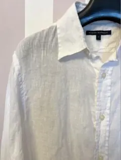 BANANA REPUBLIC✴︎ホワイトリネン✴︎men'sシャツのサムネイル