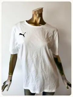☘️T24380☘️PUMA 半袖 ワンポイントロゴ Tシャツ L