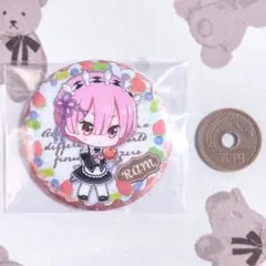 Re:ゼロから始める異世界生活 レム&ラムあそーと6 ラム 缶バッジ C 訳あり