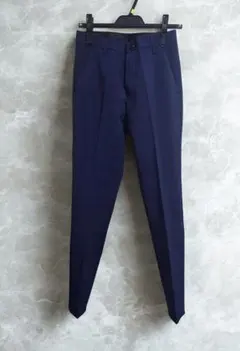 【新品・未使用】ネイビー スリムテーパードパンツ レディース