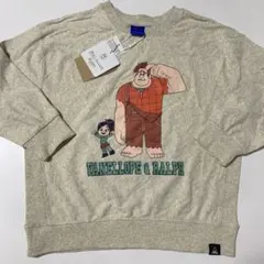 新品　シュガーラッシュ　ヴァネロペ　ラルフ　プリント　ロングTシャツ　130