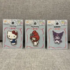 サンリオ パイルワッペン ハローキティ マイメロディ クロミ アイロン シール