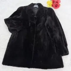 サガミンク 裏地総柄 シェアードミンク 本毛皮 リアルファー ジャケット