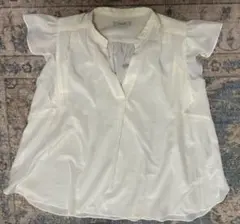 ブラウス　チュニック　オフホワイト　02