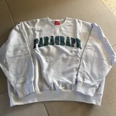 パラグラフ Paragraph アーチロゴ スウェットアッシュグレーのサムネイル