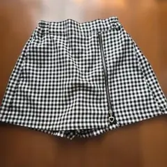チェック柄ハーフパンツ　GU　子どもサイズＳ