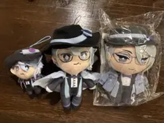 ツイステ EXマスコット ぬいぐるみ 寮服 アズール ジェイド フロイド