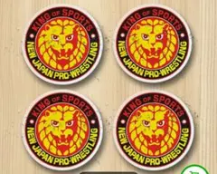 新日本プロレスKING OF SPORTS 防水ステッカー 4枚セット
