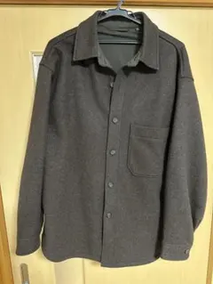 ユニクロ　オーバーシャツジャケット　ブラウン　XL オーバーサイズ