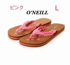【新品・タグ付】O'NEILL オニール レディース ビーチサンダル24㎝ピンクのサムネイル