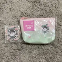 桜もちぴこの段　中在家長次　ポーチ　アクリルスタンド　フリューくじ　忍たま乱太郎