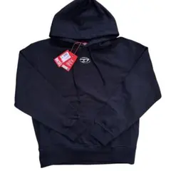 【DIESEL】 ロゴ プレート パーカー ブラック/M　新品未使用のサムネイル