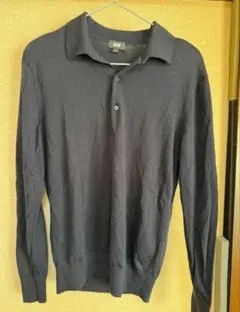 UNIQLO ダークネイビー ポロシャツ S