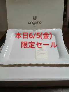 ungaro ウンガロ 長角皿 プレート 金彩 大皿のサムネイル