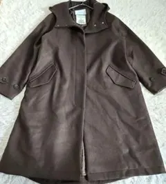 【美品】フレームワーク ハミルトン　ラムウール　ロングコート　カーキ