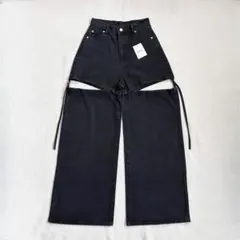 【タグ付】GRL 2Wayスリットデニムパンツ L