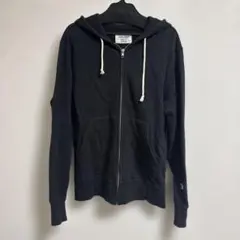 Champion ジップアップパーカー ブラック M