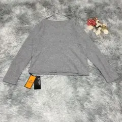【タグ付】FASHION ファッション（F）長袖 ニット 総柄 ハート柄 ラメ入