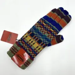新品 未使用 MISSONI チェック柄ニット 手袋