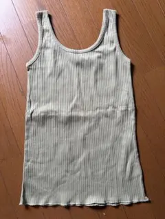 FREAK'S STORE リブ タンクトップ バックリボントップス サイズFのサムネイル