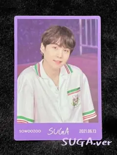 BTS ミニフォト ユンギ SUGA ソウジュ メッセージカード