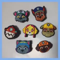パウパトロールクロックスジビッツ　７点